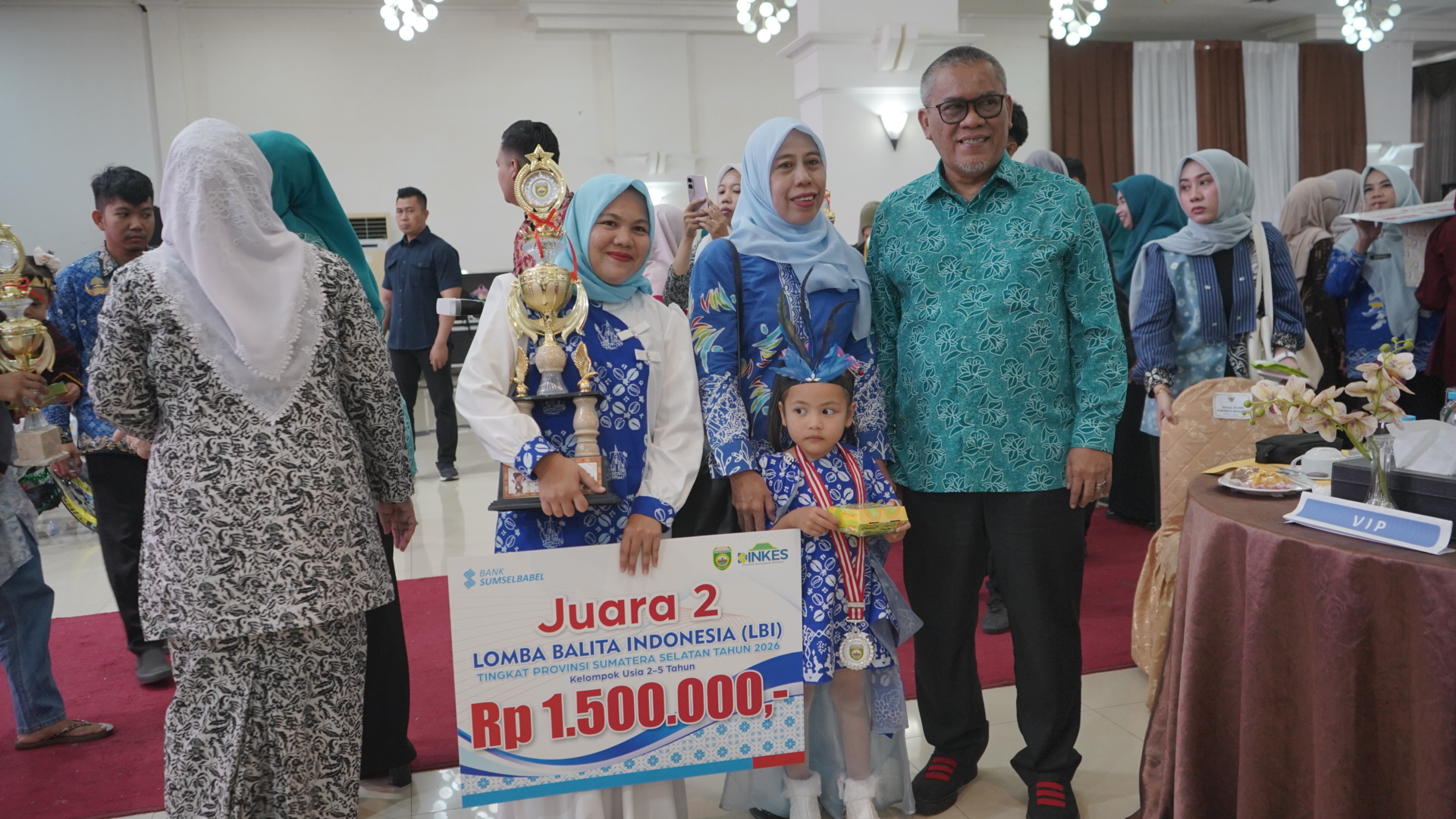 Alesha Shafina Hidayat, Balita Asal Muara Enim Raih Juara 2 Lomba Balita Indonesia Tingkat Sumsel