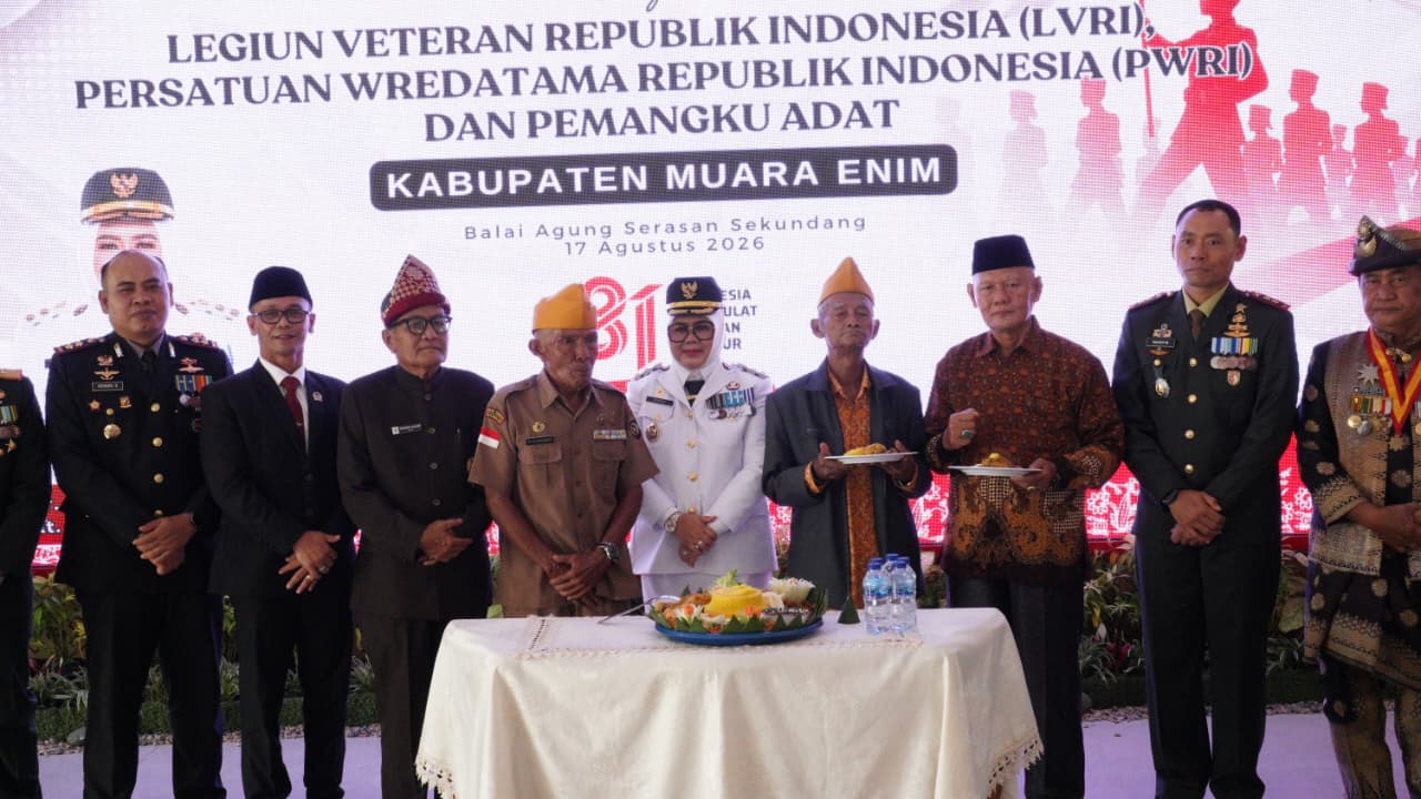 Penuh Kekeluargaan, Pemkab Muara Enim Gelar Ramah Tamah Bersama Pejuang, Veteran dan Pemangku Adat