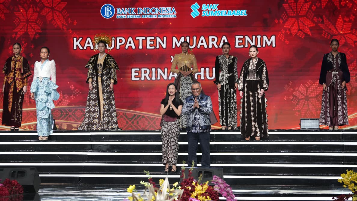 Kriya Nusa 2026, Dekranasda Kabupaten Muara Enim Pamerkan 5 Motif Batik Lokal Rancangan Erina Zhu